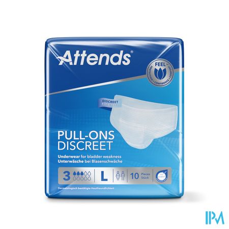 Attends Pull-on Plus 3 Discrete l 10