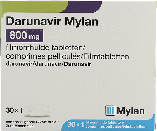 Darunavir Viatris 800mg Comp Pell 30 1