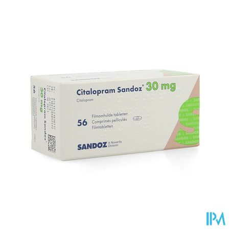 Citalopram Sandoz Comp 56 X 30mg