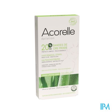 Acorelle Bandes Depilatoires Visage 2x12