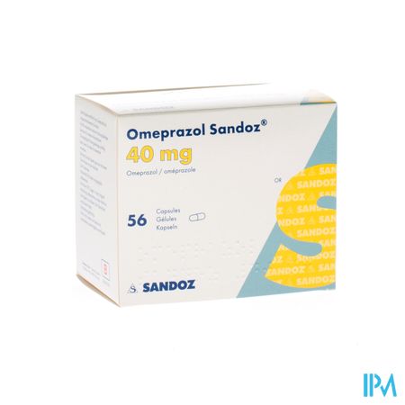 Omeprazol Sandoz Caps Enter 56 X 40mg