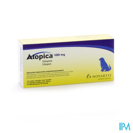 Atopica 100mg Caps 3 X 5
