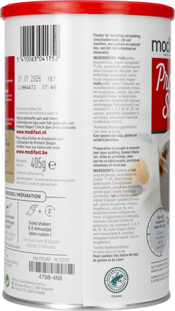 Modifast Protein Shape Pudding Chocolade 405g 4