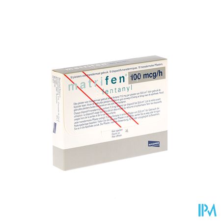 Matrifen 100 Ug/h Pleist Transderm 10