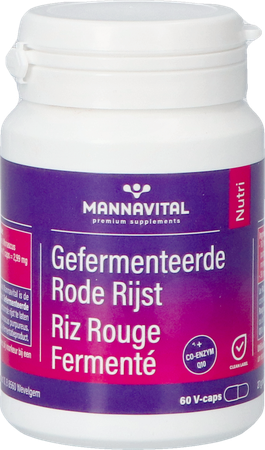 Mannavital Riz Rouge Fermente V-caps 60 3