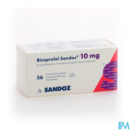 Bisoprolol Sandoz 10mg Tabl 56 X 10mg 3