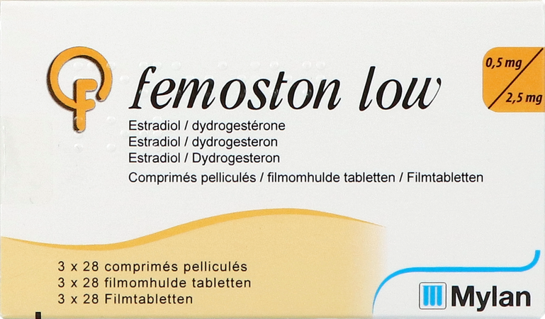 Femoston 0,5mg/2,5mg Impexeco Filmom Comp 3x28 Pip 2