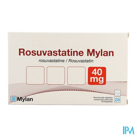 Rosuvastatine Viatris 40mg Filmomh Tabl 28 1