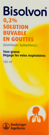 Bisolvon Sol Oraal 1x100ml 2mg/ml
