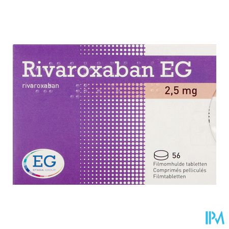 Rivaroxaban EG 2,5Mg Filmomh Tabl 56 2