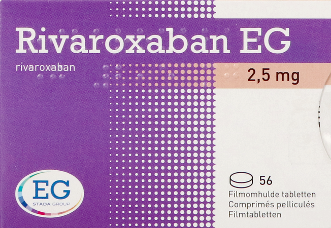 Rivaroxaban EG 2,5Mg Filmomh Tabl 56 2