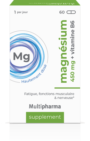 Mph Magnesium 450mg + Vit B6 6mg Caps 60 3