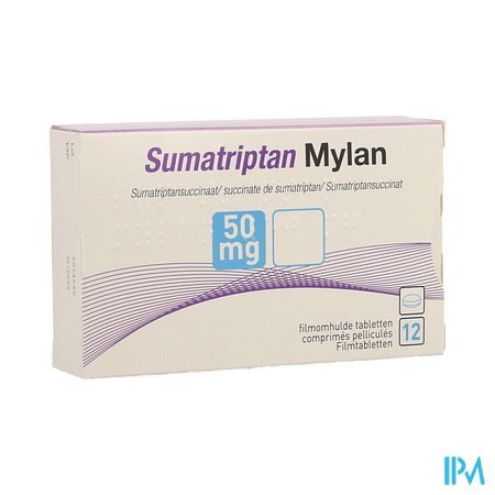 Sumatriptan Viatris 50mg Comp 12