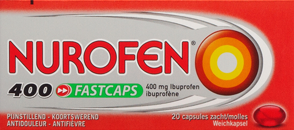 Nurofen 400 Fastcaps Caps 20x400mg 10
