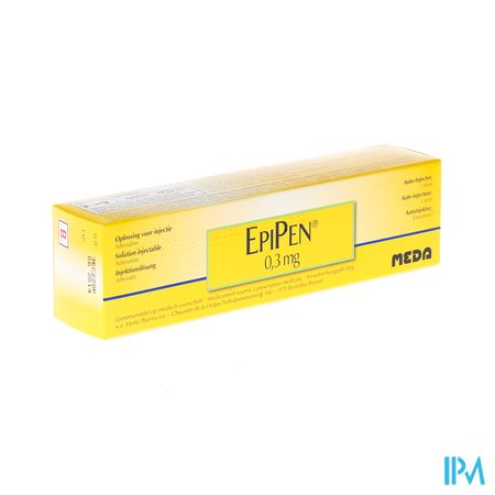 Epipen 0,30mg Patroon 0,3ml Sol Inj 1mg/ml 4
