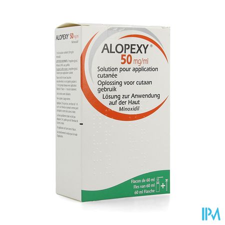 Alopexy 50mg/ml Opl Cut. Gebr. Fl Pipet/spray 60ml