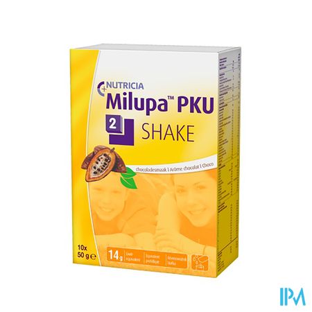 Milupa Pku 2 Shake Chocolade Zakje 10x50g