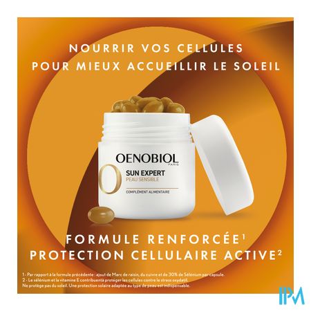 Oenobiol Sun Expert Peau Sens. Caps 2x30 9