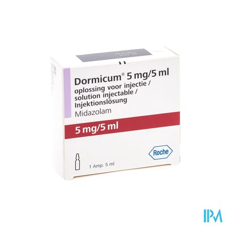 Dormicum Amp 1 X 5mg/ 5ml