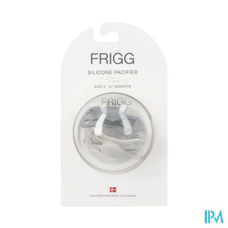 Frigg Fopspenen Butterfly T2 Silicon Grey/silver 2