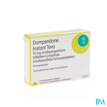 Domperidone Instant Teva Comp Orodisp 30 X 10mg