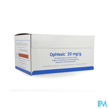 Ophtesic 20mg/g Ooggel Eenmalig Gebbruik Tube 20