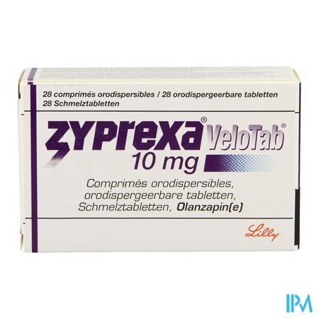 Zyprexa Velotab 10mg Pi Pharma Comp Orodisp.28 Pip 1