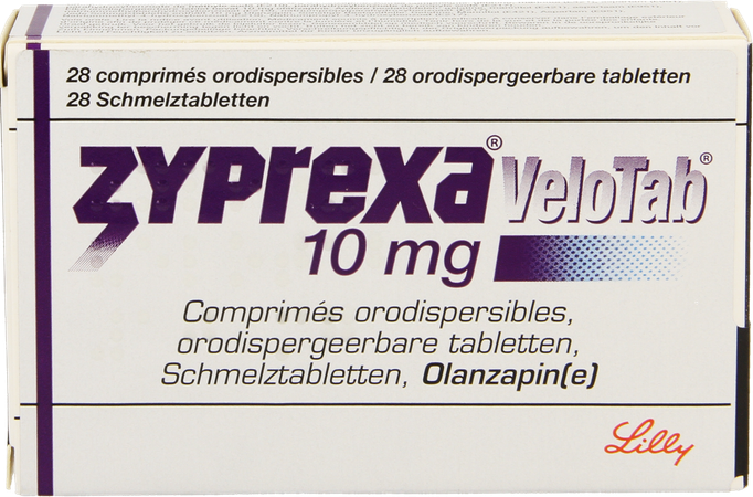 Zyprexa Velotab 10mg Pi Pharma Comp Orodisp.28 Pip 1