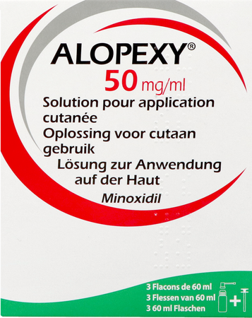 Alopexy Pi Pharma 50mg/ml Opl Cutaan Fl 3x60ml Pip 2