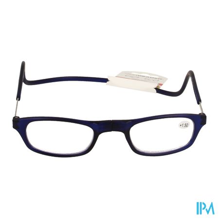Clipyreader Bril +1.50 Blauw 1