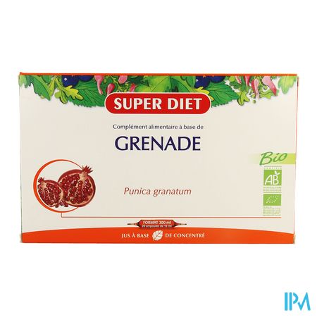 Superdiet Granaatappel Bio Amp 20x15ml