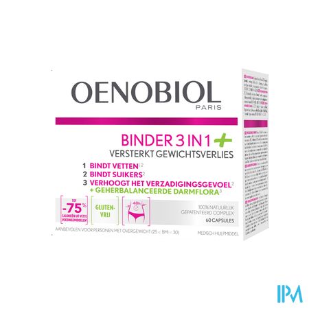 OENOBIOL BINDER 3IN1+ 60 CAPS