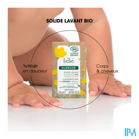 Klorane Bb Sh Solide Lavant Corps&cheveux 100g 3