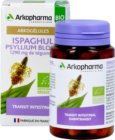 Arkogelules Ispaghul Psyllium Blond Bio Caps 45 21