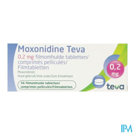 Moxonidine Teva Comp 56 X 0,2mg 3