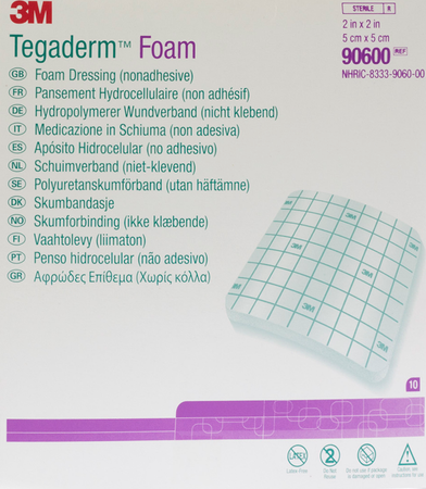 Tegaderm Foam Dressing 5,0x 5,0cm 10 90600 1
