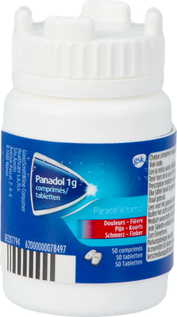 Panadol Bottle Comp 50x1g