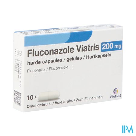 Fluconazole Viatris 200mg Caps 10