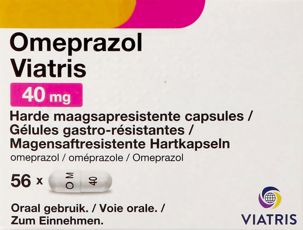 Omeprazol Viatris 40mg Caps 56 5