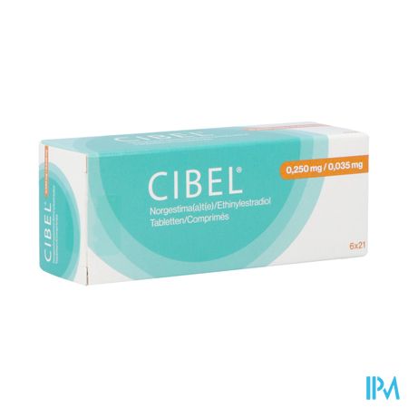 Cibel 0,250mg/0,035mg Tabl 6 X 21