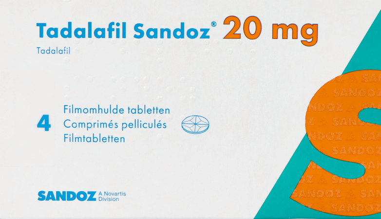 Tadalafil Sandoz 20,0mg Comp Pell 4 X 20,0mg 2