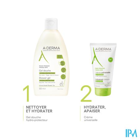 Aderma Indisp.douchegel Hydra Protect 500ml 6
