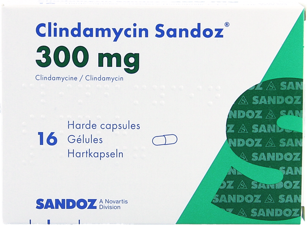 Clindamycin Sandoz Harde Caps 16x300mg 3