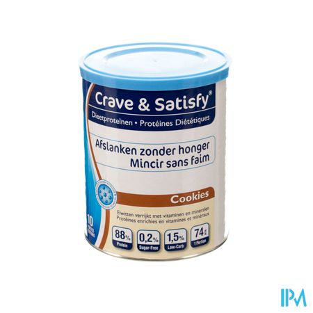 Crave & Satisfy Proteines Diet.cookies Pdr Pot200g