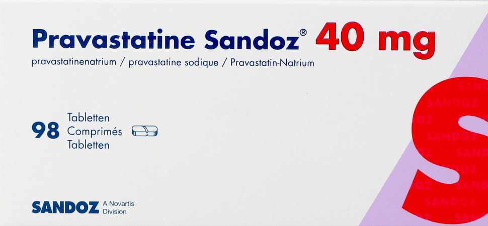 Pravastatine Sandoz Pi Pharma 40mg Tabl 98 Pip 1