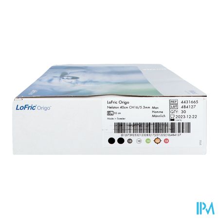 Lofric Origo Nelaton Pobe+sol Saline Ch16 40cm 30 5