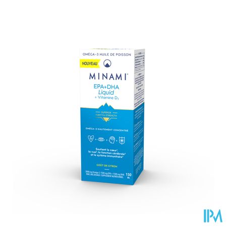 Minami Epa+dha Liquid + Vit D3 Fl 150ml