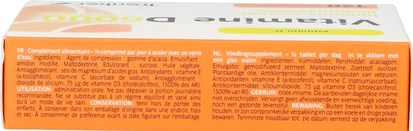 Vitamine D6000 Trenker Tabl 120 Nf 6