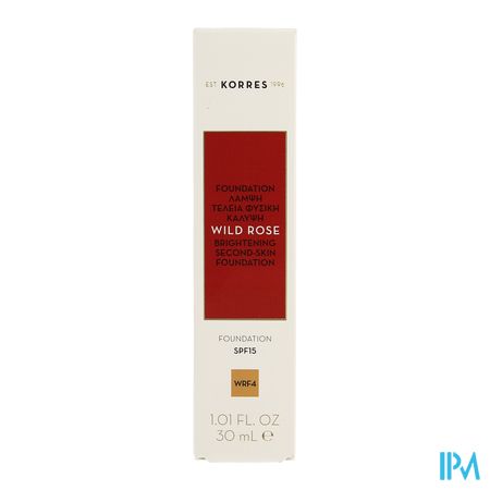 Korres Km Wild Rose Foundation Wrf4 30ml 1