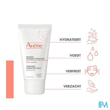 Avene Essentiels Verzacht. Hydraterend Masker 50ml 11